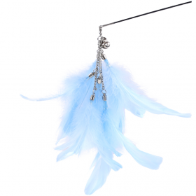 Играчка за котка Flamingo Nimmy Dangler 61-186 см - въдица с пера и звънче
